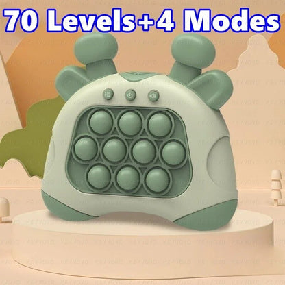 Electronic Pop Game Console - Light Up Bubble Fidget Toy
