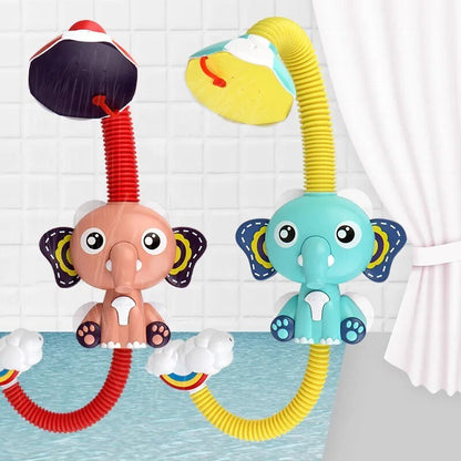 Elephant Model Electric Water Spray Bath Toy for Babies