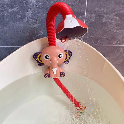 Elephant Model Electric Water Spray Bath Toy for Babies