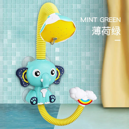 Elephant Model Electric Water Spray Bath Toy for Babies