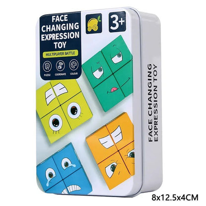 Emotion Change Blocks: Montessori Educational Toy