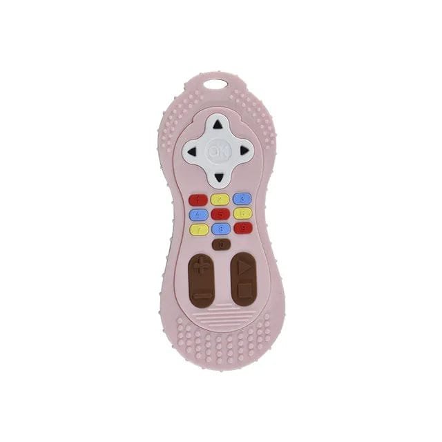Remote Control Shape Teether: Baby Gum Relief Toy