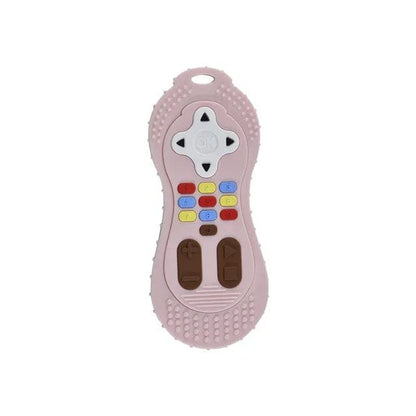 Remote Control Shape Teether: Baby Gum Relief Toy