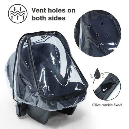Transparent EVA Baby Safety Seat Rain Cover