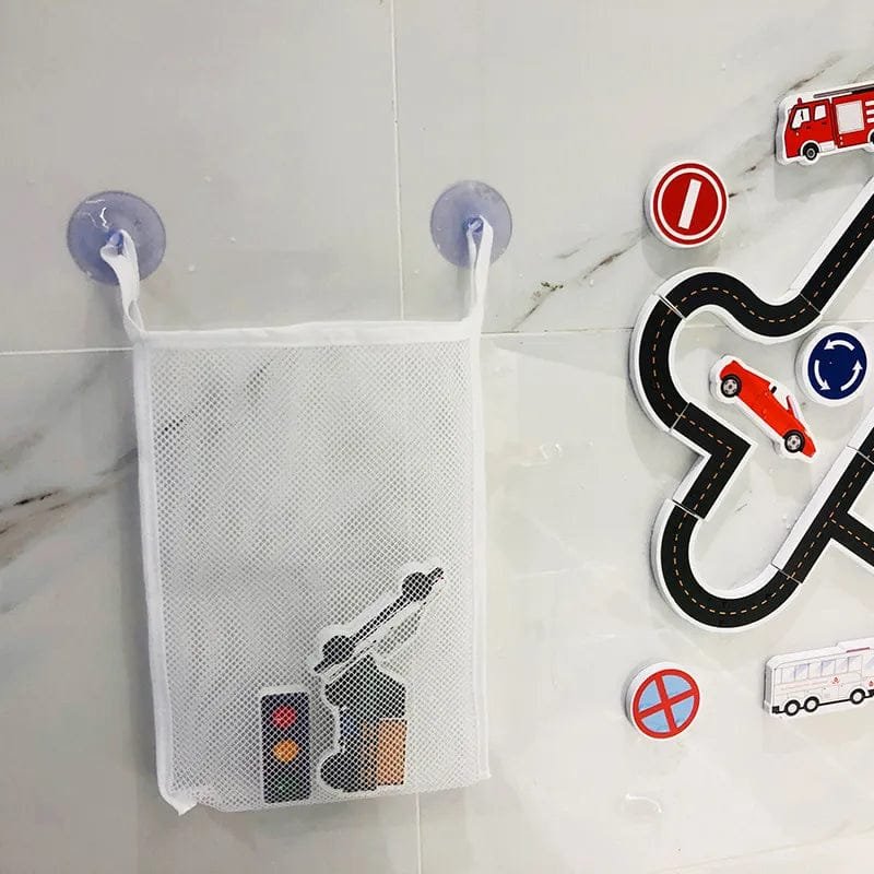 Soft EVA Rail & Traffic Bath Toys - Educational Suction Water Toys for Kids