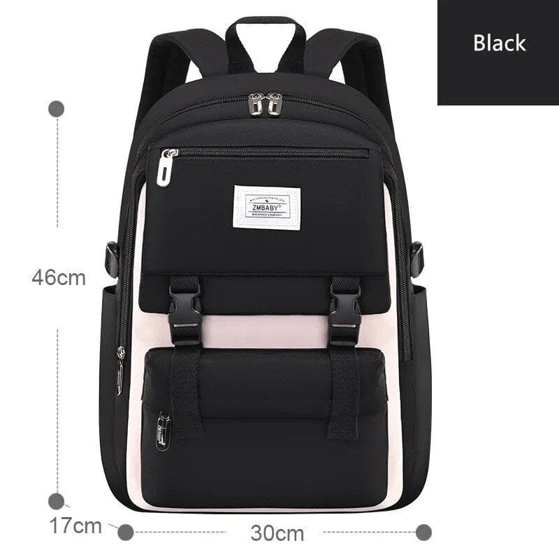 Waterproof High School Backpack for Girls: Spacious, Quality Campus Bag