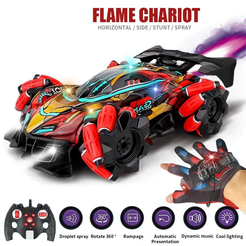 F2 RC Drift Car with Music, LED Lights, 2.4G, Gesture Control