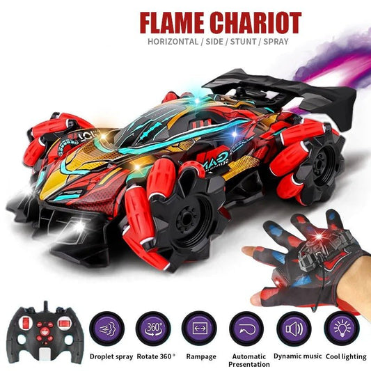 F2 RC Drift Car with Music, LED Lights, 2.4G, Gesture Control