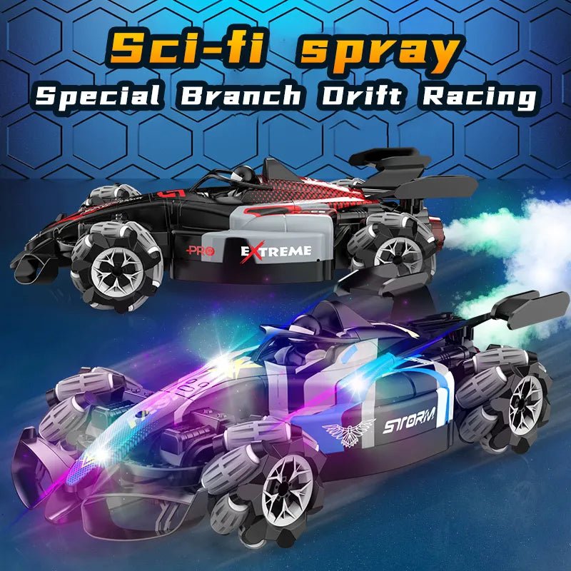 F2 RC Drift Car with Music, LED Lights, 2.4G, Gesture Control