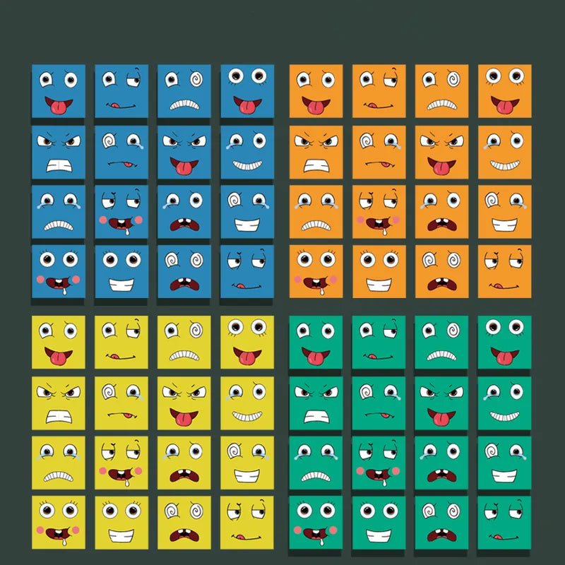 Emotion Change Blocks: Montessori Educational Toy