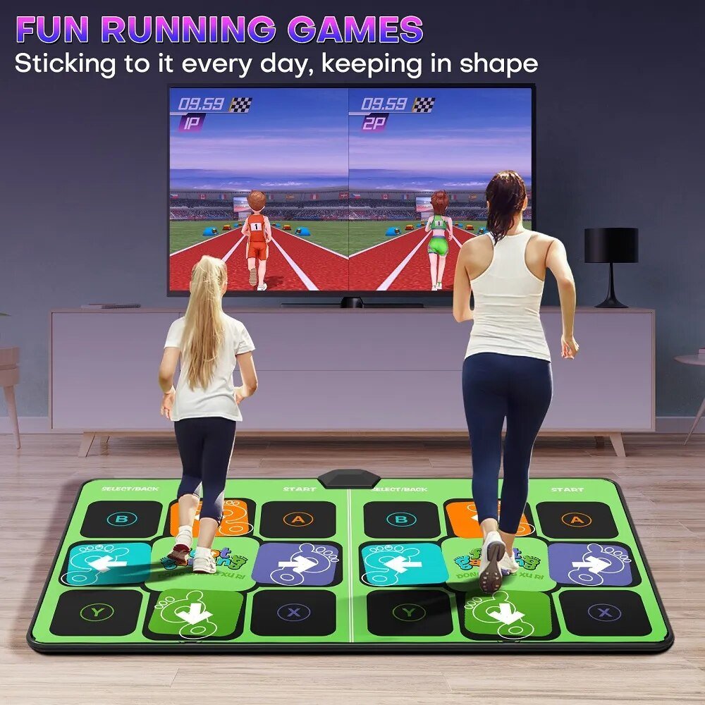 Family TV/PC Dance Mat Game with Wireless Double Controller