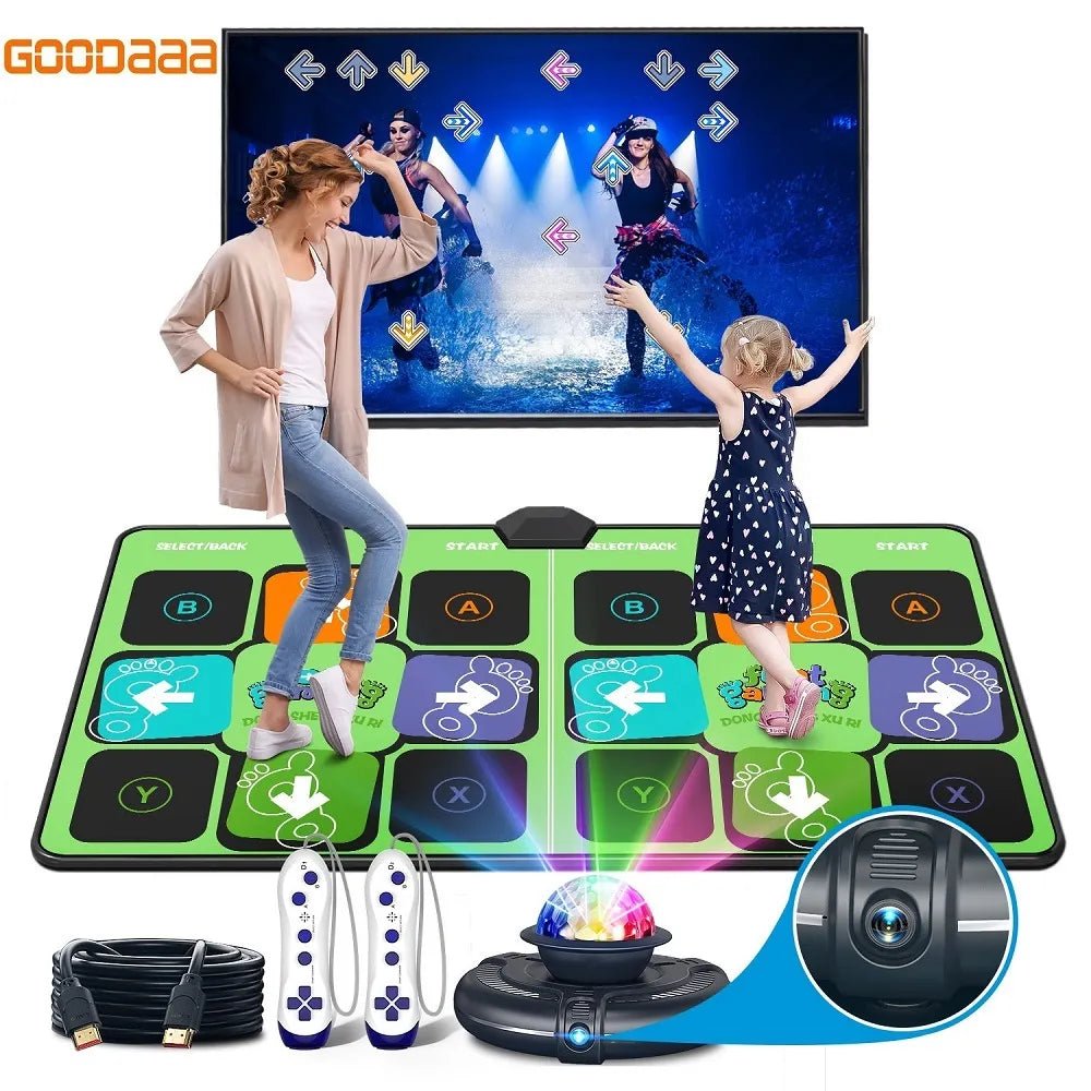 Family TV/PC Dance Mat Game with Wireless Double Controller