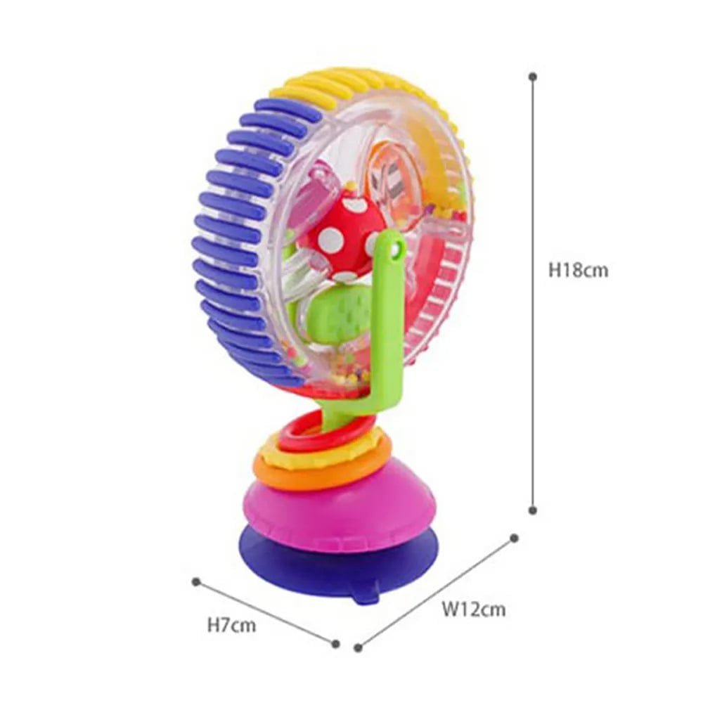 Rotating Ferris Wheel Baby Rattle - Suction Cup Development Toy
