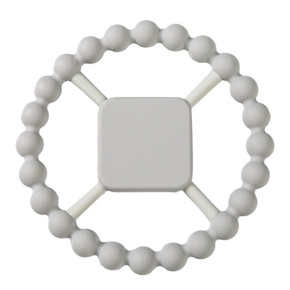 Let's Make Rudder-Shape Silicone & Wooden Teether Toy