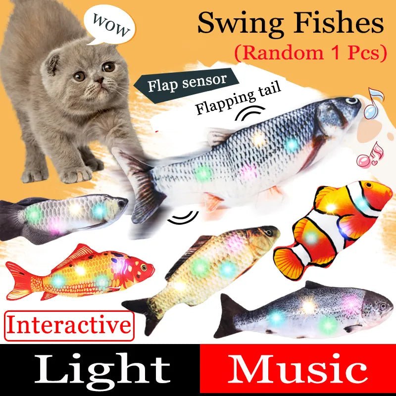 Flapping Duck Cat Toy, Electric, Catnip-Infused, Interactive Plush