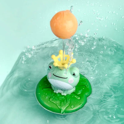 Electric Spray Water Frog Bath Toy, Floating & Rotating for Kids