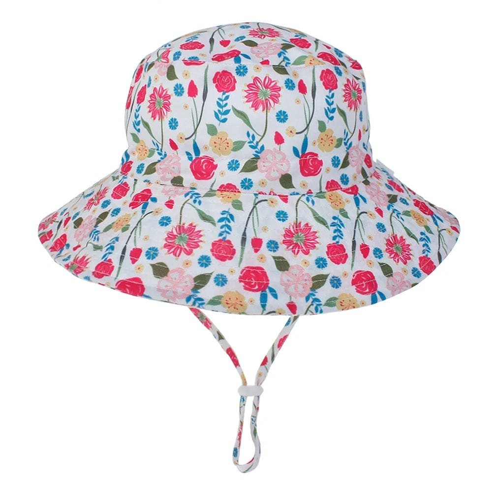 Summer Baby Sun Cap - UV Protection, 0-8 Years, Bucket Style