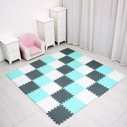 EVA Foam Baby Play Puzzle Mat - 18/24 Interlocking Exercise Tiles