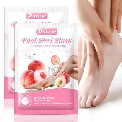 6pk Exfoliating Foot Masks - Peeling, Moisturizing Spa