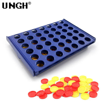 Classic Family Board Game: Four in a Row Bingo Chess