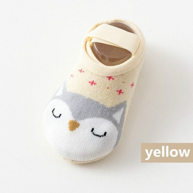 1 Pair Fashion Baby Girls Boys Cute Cartoon Non-slip Cotton Floor Socks
