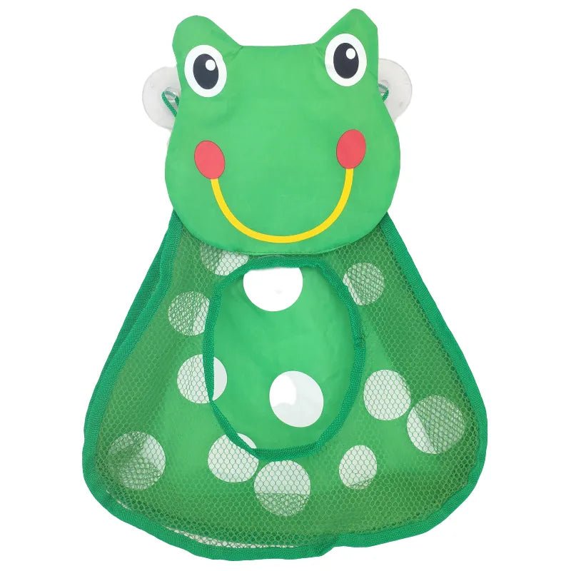 Duck & Frog Baby Shower Net Toy Storage, Suction Cup Organizer