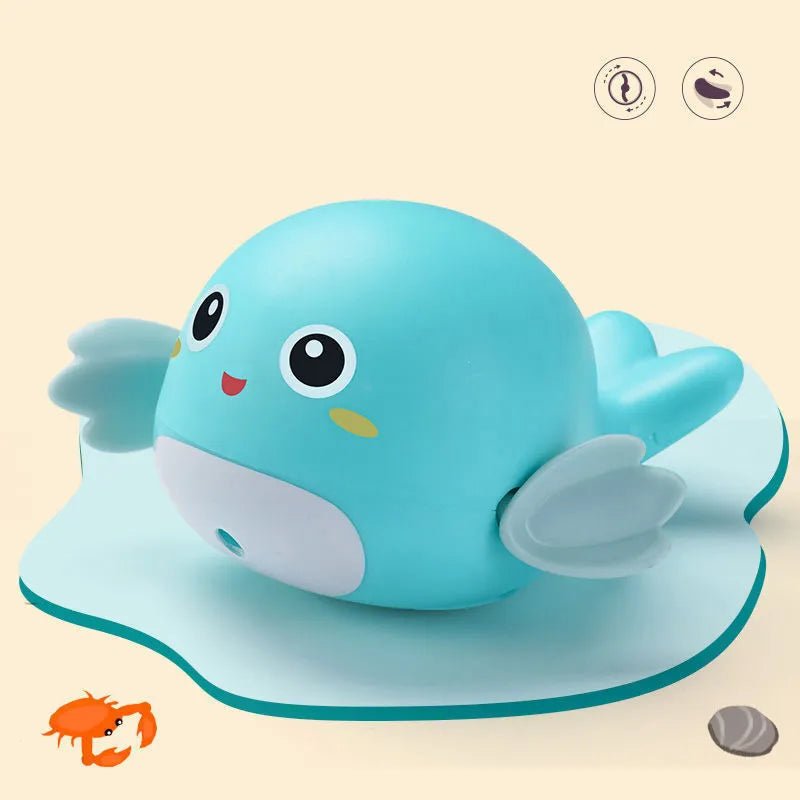 Cute Frogs Clockwork Swimming Bath Toy for Babies