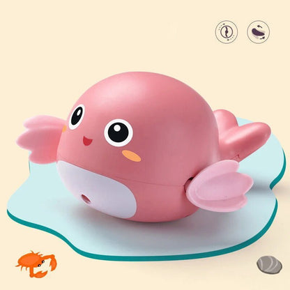Cute Frogs Clockwork Swimming Bath Toy for Babies