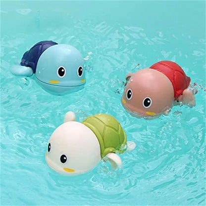 Cute Frogs Clockwork Swimming Bath Toy for Babies