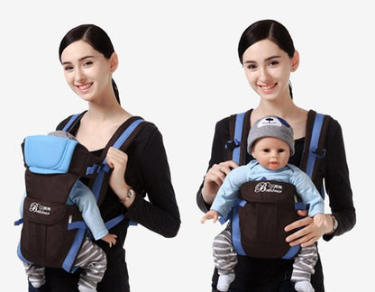 0-30 Months Breathable Front Facing Baby Carrier 4 in 1