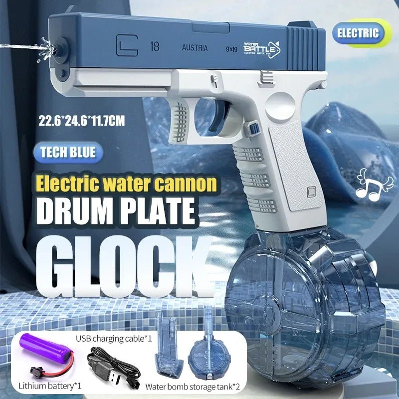 Full-Automatic Electric Water Blaster - Sporty Pistol-Style Toy