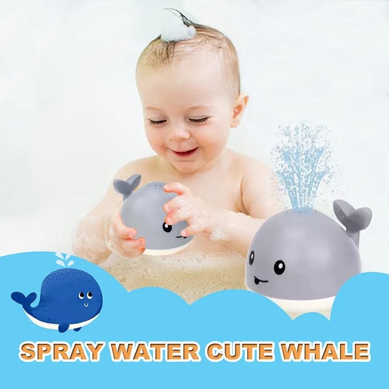 Whale Light-Up Sprinkler Bath Toy for Toddlers & Infants - Fun & Safe