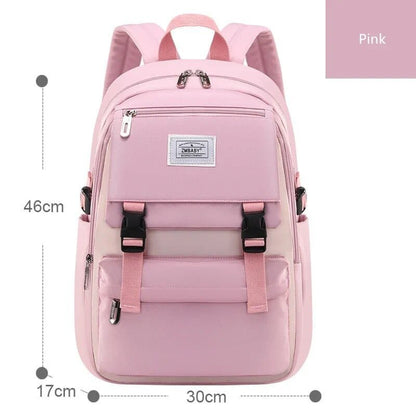 Waterproof High School Backpack for Girls: Spacious, Quality Campus Bag