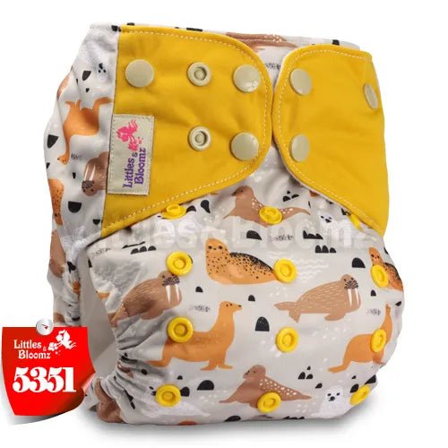 Adjustable Cloth Diaper 0-2yrs - Washable, Eco-Friendly Nappy