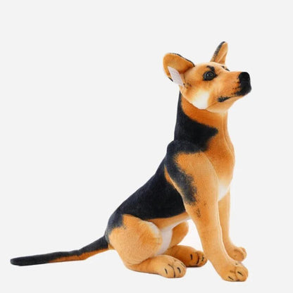 Giant 30-90cm German Shepherd Plush - Realistic Stuffed Toy