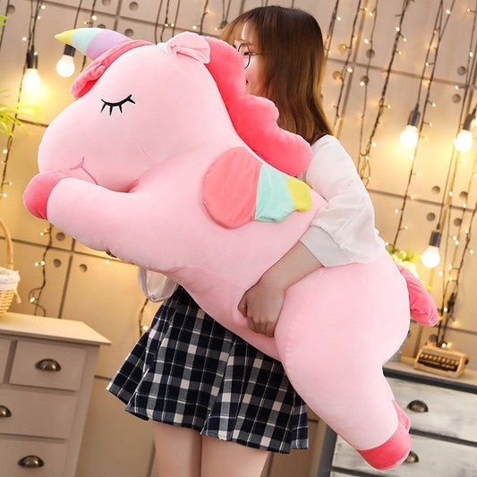 Giant Soft Stuffed Unicorn Soft Dolls 20-80cm Animal Horse Toys
