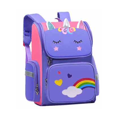 Cute Cartoon Girls' School Backpack: Elementary Student Bag