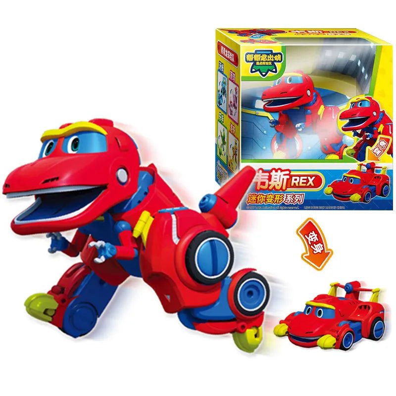 Gogo Dino REX Transforming Toy - Car, Plane, Boat Dinosaur Figure