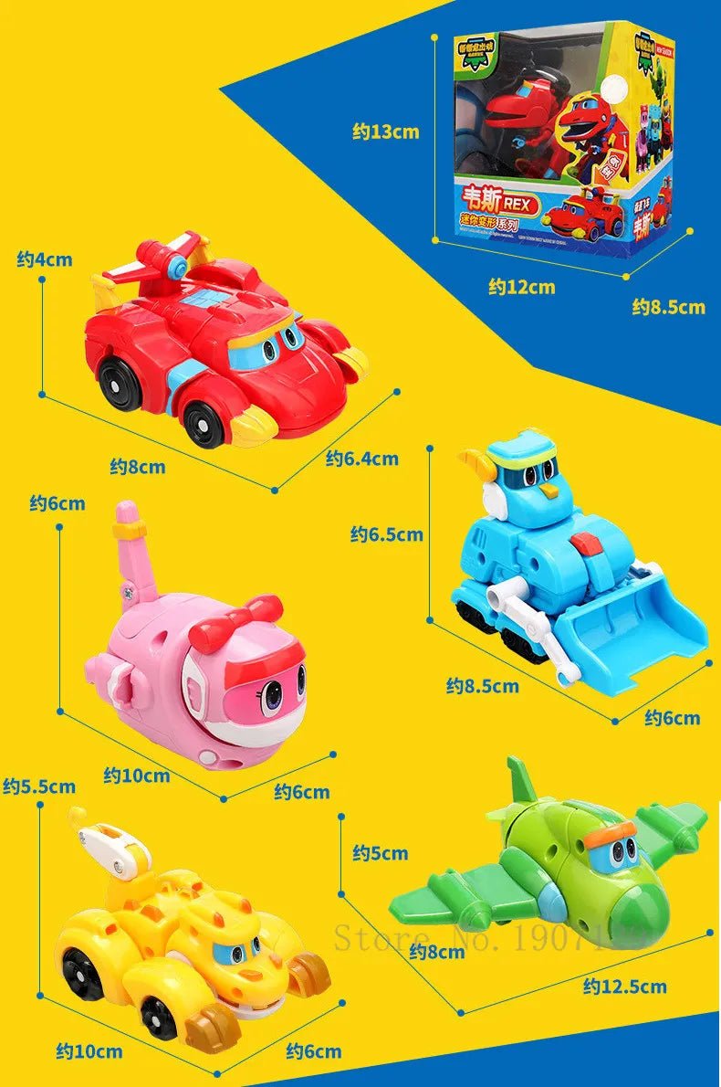 Gogo Dino REX Transforming Toy - Car, Plane, Boat Dinosaur Figure