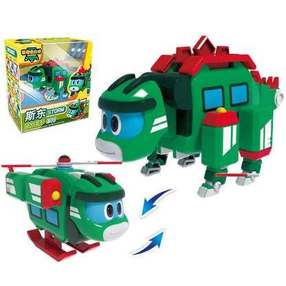 Gogo Dino REX Transforming Toy - Car, Plane, Boat Dinosaur Figure