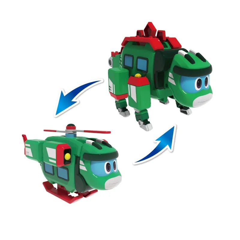 Gogo Dino REX Transforming Toy - Car, Plane, Boat Dinosaur Figure