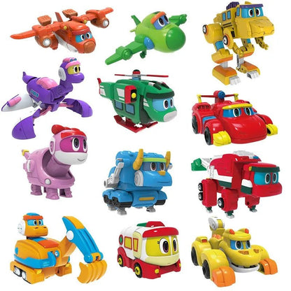 Gogo Dino REX Transforming Toy - Car, Plane, Boat Dinosaur Figure