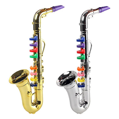 Kids' Portable Toy Saxophone - Plastic Trumpet, Musical Learning