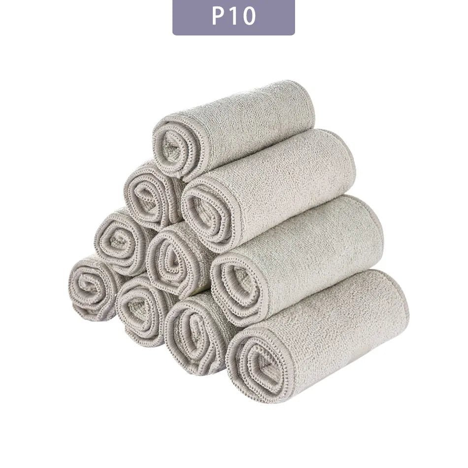 Elinfant 3-Layer Gray Microfiber Diaper Inserts (4/8/10pcs)