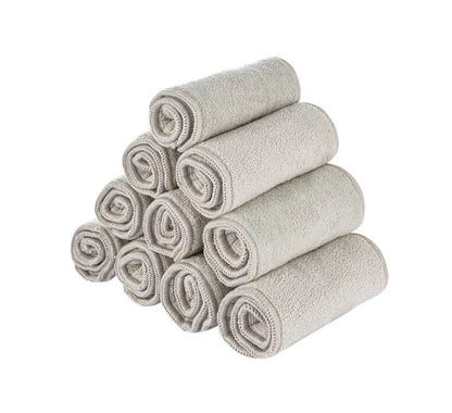 Elinfant 3-Layer Gray Microfiber Diaper Inserts (4/8/10pcs)