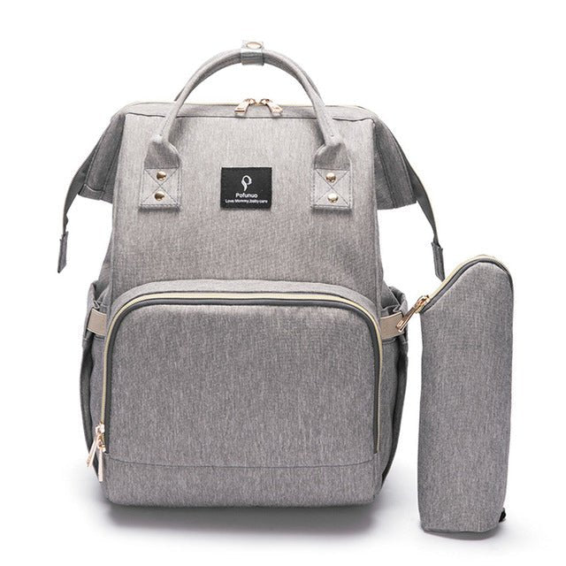 Baby Diaper Bag With USB Interface Large Capacity Waterproof Nappy Bag