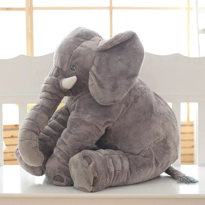 60cm Plush Elephant Toy Baby Sleeping Back Cushion