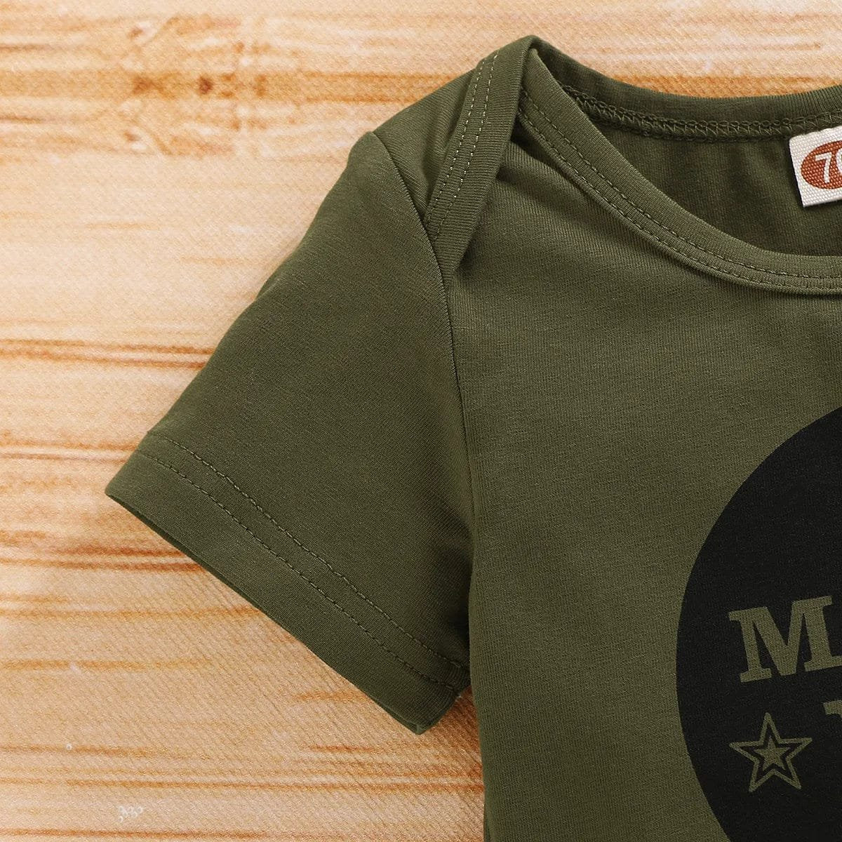 Newborn 3Pc Letter &amp; Camo Set 0-18M