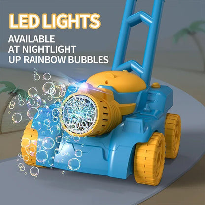 Automatic Lawn Mower Bubble Machine: Outdoor Toy for Kids