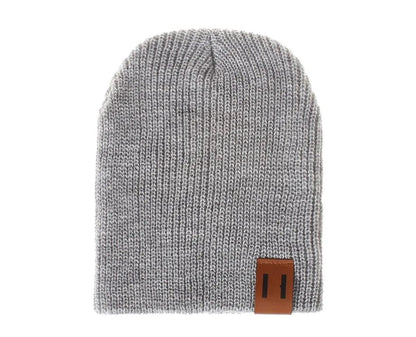 Newborn Knitted Baby Hat - Solid, Crochet Beanie for Kids